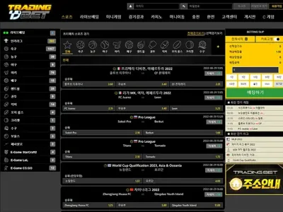 트레이딩벳(Trading Bet) 토토사이트