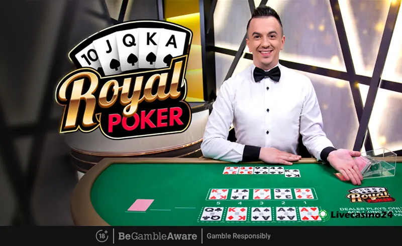 에즈기(Ezugi)의 뉴 로얄 포커(New Royal Poker) 플레이 하기