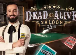 에볼루션(Evolution)의 새로운 라이브 카지노 카드 게임 :  Dead or Alive - Saloon Live Card Game